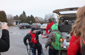 Kriauniečiai per akciją “Maltiečių sriuba” paaukojo 155 eurus Maltiečių akcija Kriaunose.