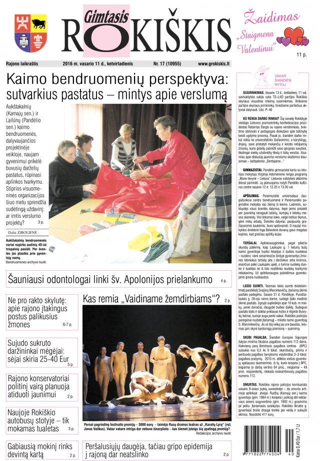 Skaitykite ketvirtadienio 