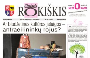 Skaitykite šeštadienio “Gimtąjį Rokiškį” Šeštadienio "Gimtojo Rokiškio" numeris.