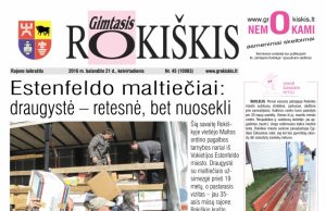 Skaitykite ketvirtadienio “Gimtąjį Rokiškį” Ketvirtadienio "Gimtojo Rokiškio" numeris.