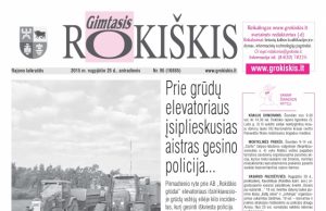 Antradienio "Gimtajame Rokiškyje" skaitykite