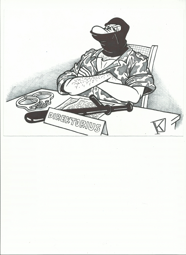 Kęstučio Pabijuto karikatūra