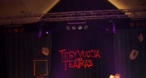 Rokiškio teatralai Sigitas Daščioras (iš kairės)