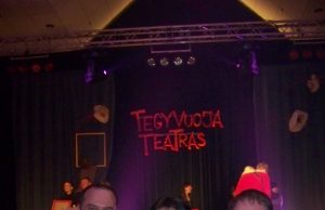 Rokiškio teatralai Sigitas Daščioras (iš kairės)