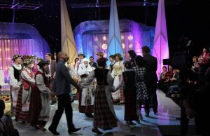 Filmavimo akimirka. "Pandėlio balsiukai" archyvo nuotr.
