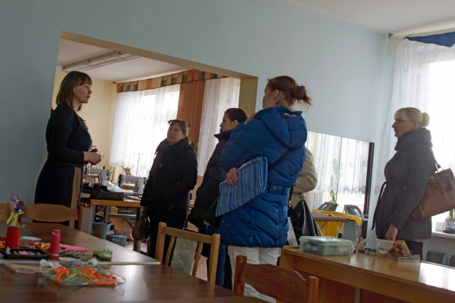 Edukaciniame renginyje „Pasimatuok paklausią profesiją“ akimirka.