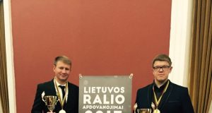 Lenktynininkas Giedrius Firantas (kairėje) ir Matas Valiulis. Asmeninio arhyvo nuotr.