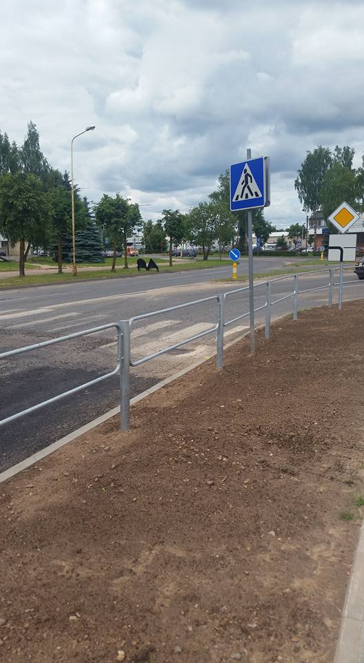 Remontuojama Panevėžio gatvė