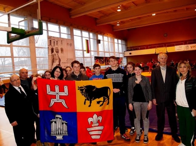 Rokiškėnai sambo turnyre. Algimanto Stakėno nuotr. Rokiškėnai sambo turnyre. Algimanto Stakėno nuotr.