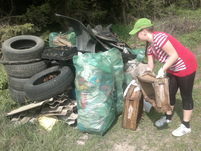 Kasmet per „Darom“ akciją talkininkai iš pamiškių