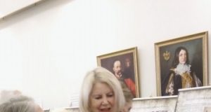 Susitikime dalyvavo Rokiškio garbės pilietė Vaiva Mainelytė.