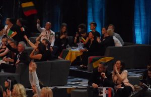 2016 m. "Eurovizijos" akimirka. D. Kazlauskienės archyvo nuotr.