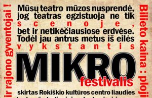 "Mikro festivalio" afiša.