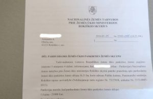 Gautas dokumentas nemaloniai nustebino mirusiojo artimuosius. A. Minkevičienės nuotr.