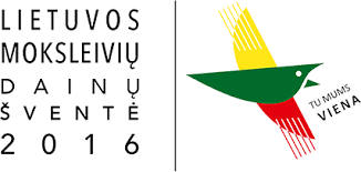 Lietuvos moksleivių dainų šventės logotipas.