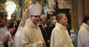 Linas Vodopjanovas, paskirtasis Panevėžio vyskupas.