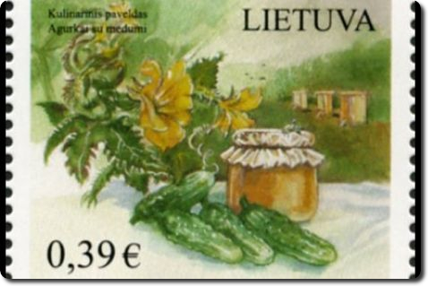 Pašto ženkle - agurkai su medumi.