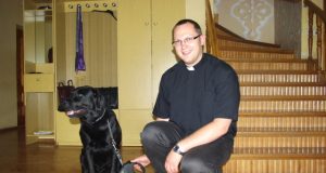 Mindaugas ŠAKINIS, kunigas, Rokiškio Šv. apaštalo evangelisto Mato parapijos vikaras. Redakcijos archyvo nuotr.