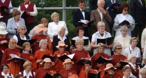 Šv.Mišios ir jungtinio tremtinių choro koncertas. J. Raugienės nuotr.