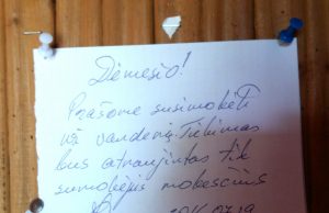 Vanduo netiekiamas dėl vienintelės priežasties - skolininkų.