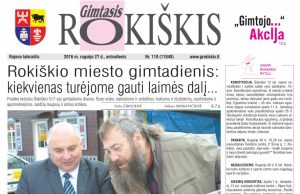 Antradienio “Gimtojo Rokiškio” numeris 09-27 "Gimtojo Rokiškio" numeris.
