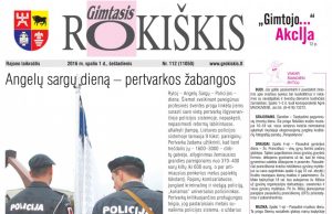 Šeštadienio “Gimtojo Rokiškio” numeris 10-01 "Gimtojo Rokiškio" numeris