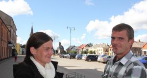 "Gimtojo..." pašnekovai - Ramunė Teseckaitė ir Justas Teseckas iš Veduviškio kaimo. A. Minkevičienės nuotr.