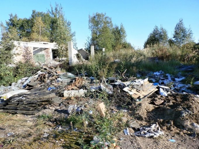 Ko tik neprivežta ir nesuversta į Šetekšnų buvusio komplekso griuvėsius. A. Domarkaitės nuotr.