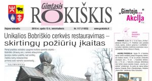 10-13 "Gimtojo Rokiškio" numeris.
