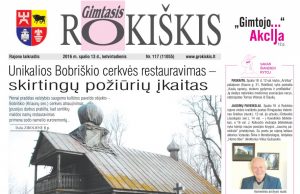 10-13 "Gimtojo Rokiškio" numeris.