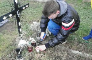 Pilietiškumo akcija Gimnazijos archyvo nuotr.