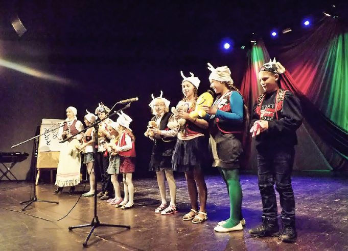 Festivalio akimirka. Rokiškio pagrindinės mokyklos archyvo nuotr