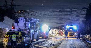 Nelaimė Norvegijoje - po purvo nuošliauža dingo trys lietuviai. EPA-ELTA nuotr.