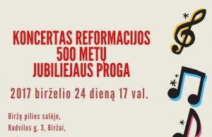 Koncertas reformacijos 500 metų jubiliejaus proga