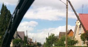 Gruodžio gatvę paskandino liūtis. J.Susnienės nuotr.