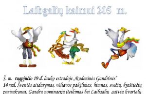 Laibgalių kaimui – 205