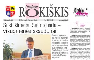 „Gimtasis Rokiškis“ 2017 m. spalio 24 d., antradienis