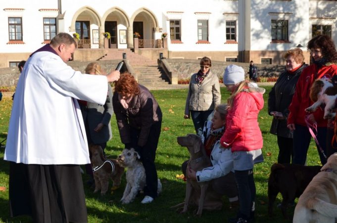 Dvaras gyvūnų šventinimas 2016