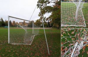 Vandalams užkliuvo futbolo vartai