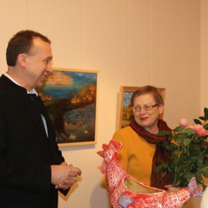 Arūnas Augutis ir Marytė Mieliauskienė. A.Minkevičienės nuotr.