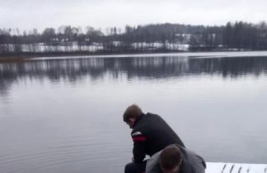 Įžuvintas ežeras, jungiantis Lietuvą ir Latviją