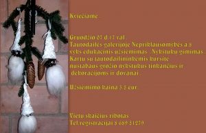 Edukacinis užsiėmimas „Nykštukų gimimas“