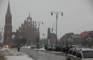 Mieste - policijos reidas. A.Minkevičienės nuotr.