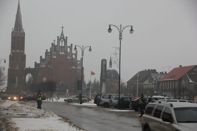 Mieste - policijos reidas. A.Minkevičienės nuotr.