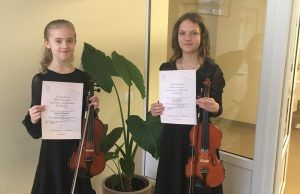 Rokiškio smuikininkių sėkmė