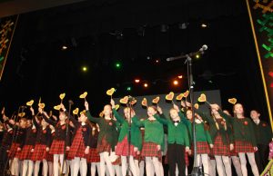 Lietuvos jubiliejaus šventė kultūros centre. A.Minkevičienės nuotr.