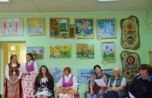 Rokiškio rajono tautodailininkai Panemunio bibliotekoje