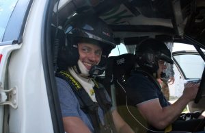 Latvijos ralio legenda vėl skriejo Rokiškio rajono žvyrkeliais