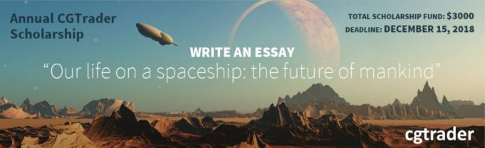 CGTrader Stipendija paveikslelis