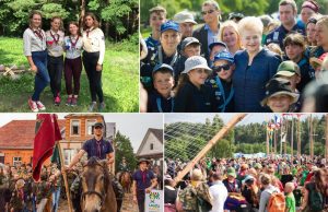 Rokiškėnės skautės – tautinėje stovykloje